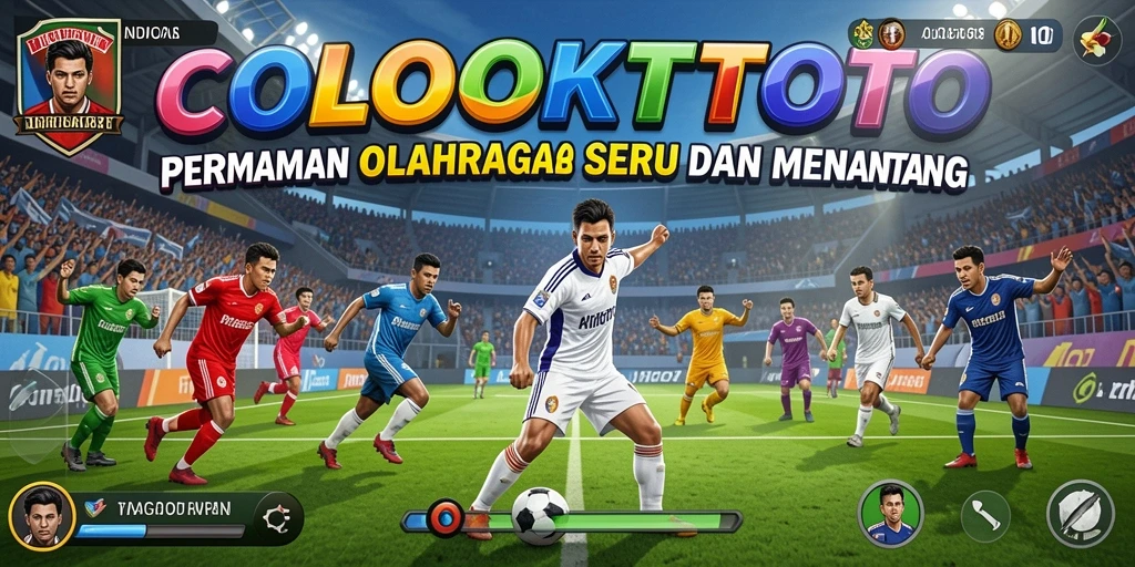 Screenshot gameplay COLOKTOTO yang menampilkan aksi seru di lapangan.