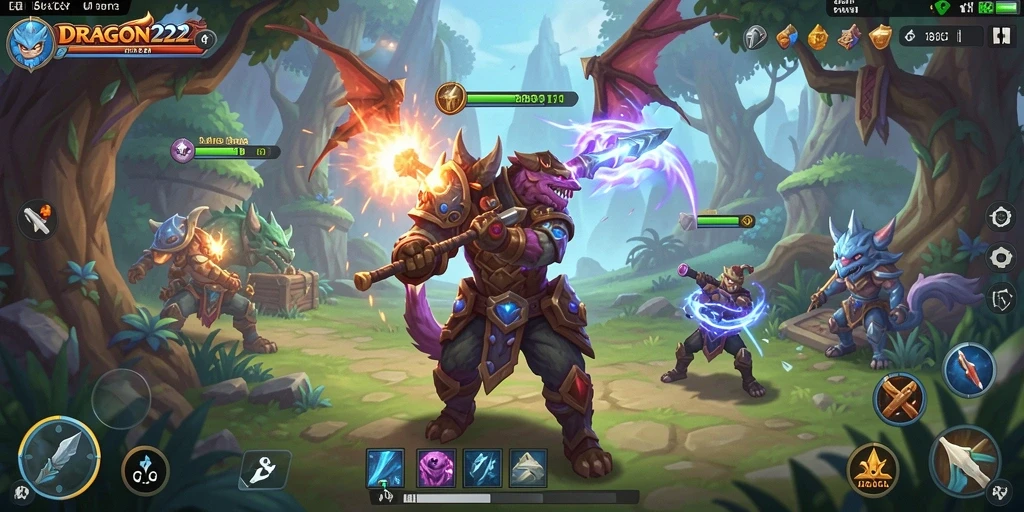 Tangkapan layar gameplay seru dari DRAGON222 dalam dunia Simulation.