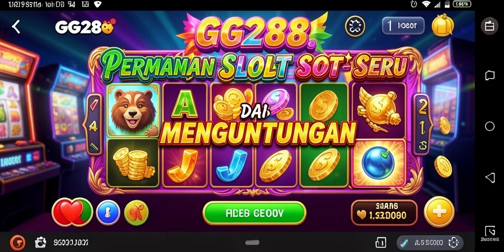 Tampilan gameplay menarik dari permainan Slot GG288.