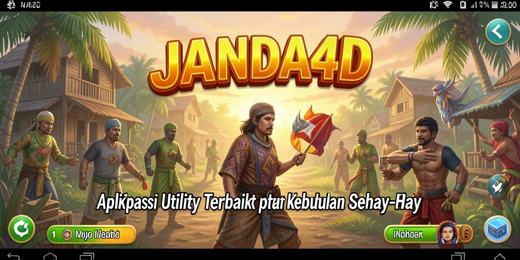 Tampilan antarmuka JANDA4D yang sederhana dan mudah digunakan.