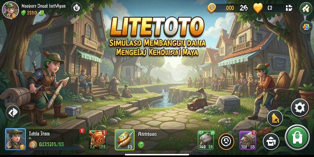 Tampilan gameplay LITETOTO yang menarik dan interaktif.