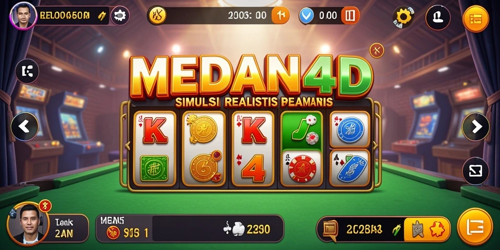 Tampilan gameplay <strong>MEDAN4D</strong> dengan simulasi mendalam dan interaksi sosial.