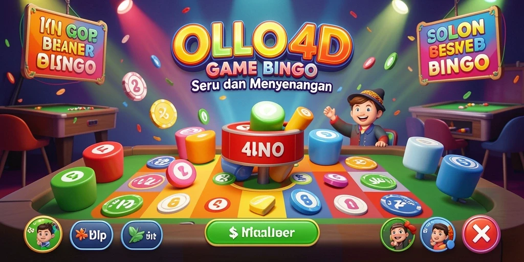 Screenshot OLLO4D menampilkan gameplay Bingo yang seru dan interaktif.
