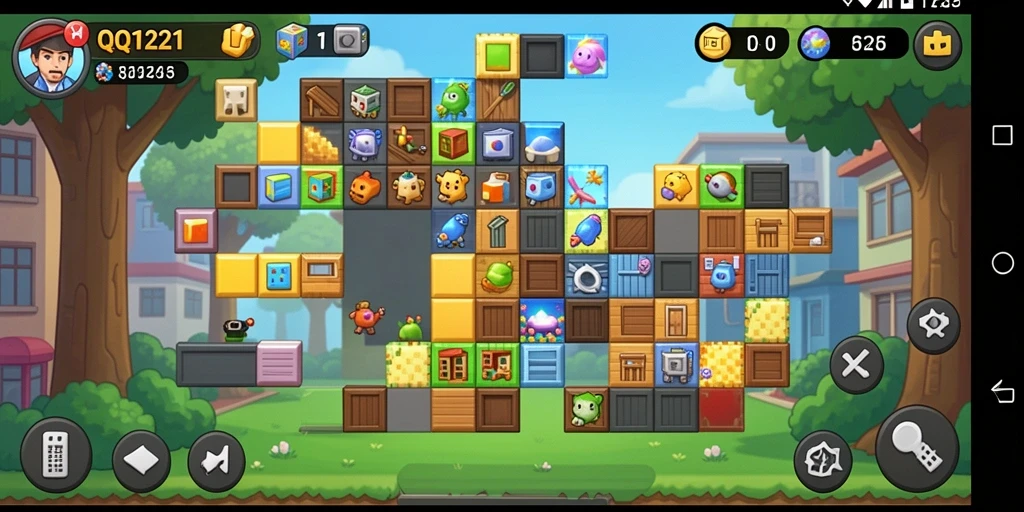 Gameplay QQ1221 yang seru dan menantang di dunia puzzle.