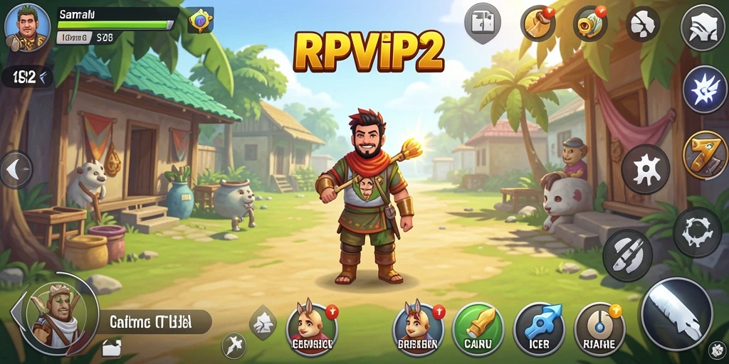 Tampilan menarik dari RPVIP2 dengan gameplay yang santai.