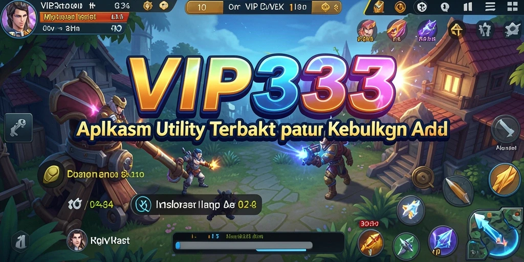 Screenshot utama VIP333 yang menampilkan antarmuka pengguna aplikasi Utility.