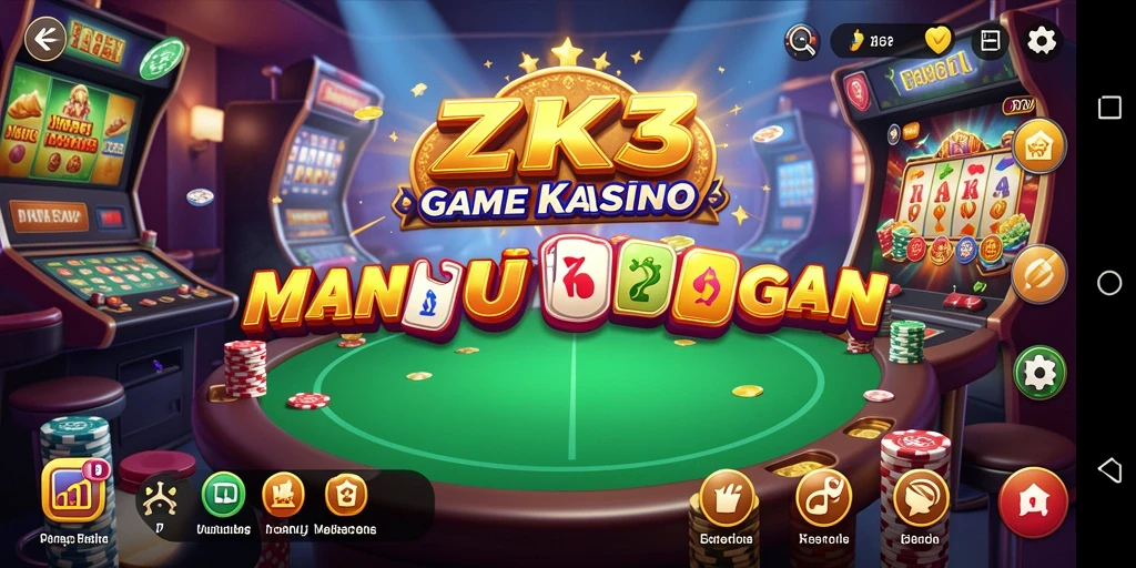 Tampilan gameplay menarik dari ZK3 dengan suasana Kasino yang menawan.